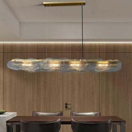 ChandelierDecor - Water Ripple Glass Art Chandelier: Exquisite and Unique
