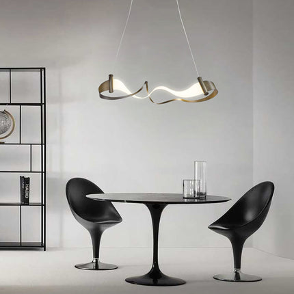 ChandelierDecor - Wave Chandelier: Stylish Lighting for Any Space