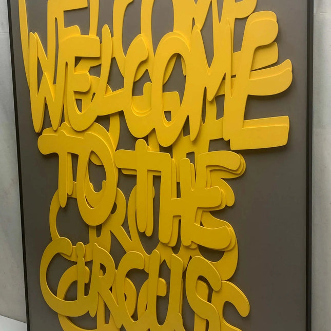 ChandelierDecor - Welcome to the Circus 3d Wooden Wall Art