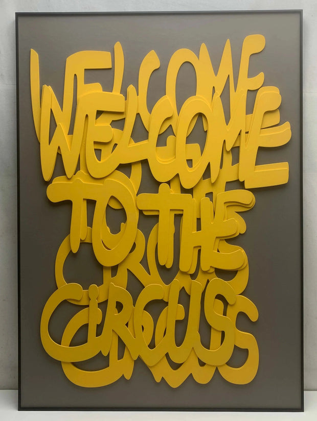 ChandelierDecor - Welcome to the Circus 3d Wooden Wall Art