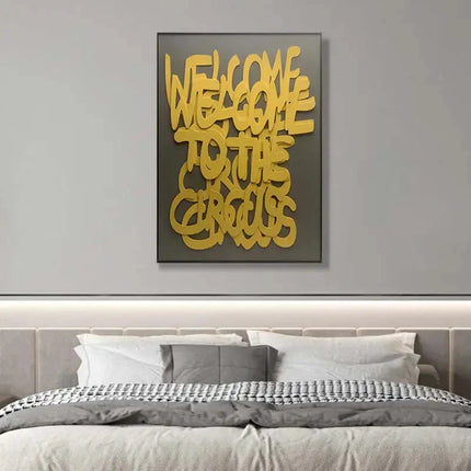 ChandelierDecor - Welcome to the Circus 3d Wooden Wall Art
