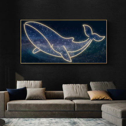 ChandelierDecor - Whale LED Wall Lamp - Creative Art Decor