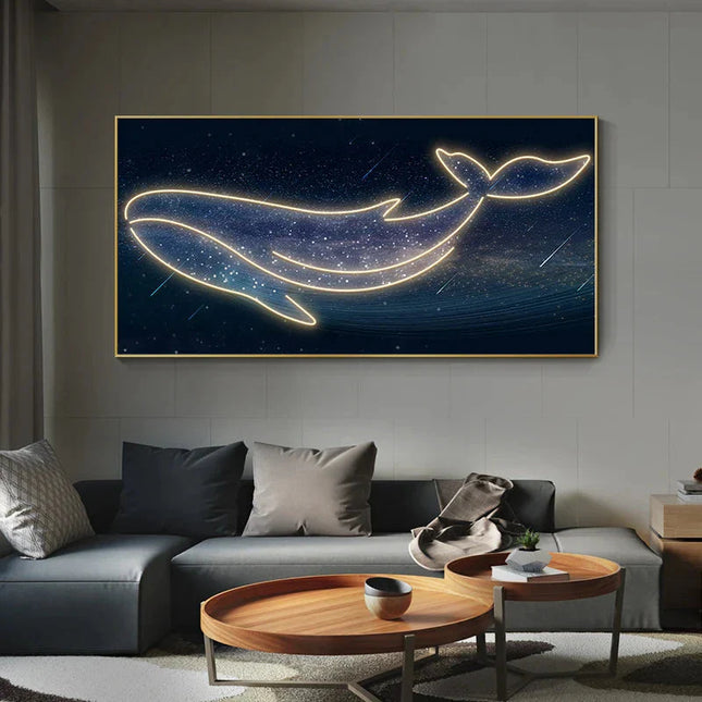 ChandelierDecor - Whale LED Wall Lamp - Creative Art Decor