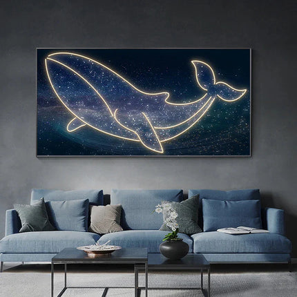 ChandelierDecor - Whale LED Wall Lamp - Creative Art Decor