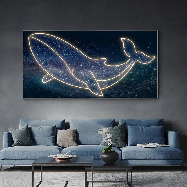 ChandelierDecor - Whale LED Wall Lamp - Creative Art Decor