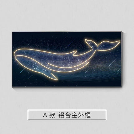 ChandelierDecor - Whale LED Wall Lamp - Creative Art Decor