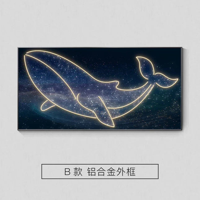 ChandelierDecor - Whale LED Wall Lamp - Creative Art Decor