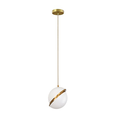 ChandelierDecor - White Glass Ball Bubble LED Pendant Lights - Modern Style
