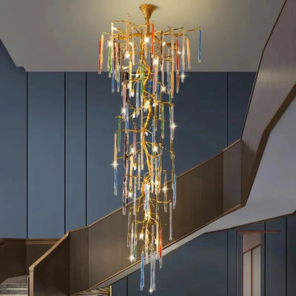 ChandelierDecor - Winter Tree Colourful Crystal Tunes Chandelier Lighting