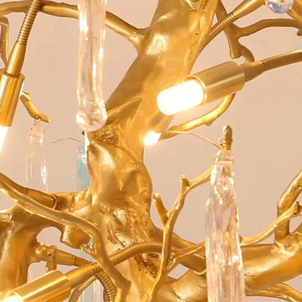 ChandelierDecor - Winter Tree Colourful Crystal Tunes Chandelier Lighting