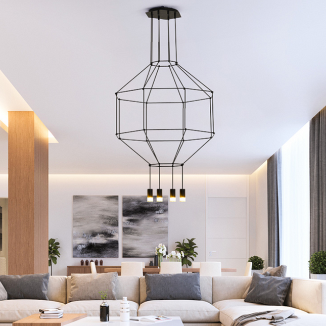 ChandelierDecor - Wireflow LED Chandelier - Illuminate Your Space