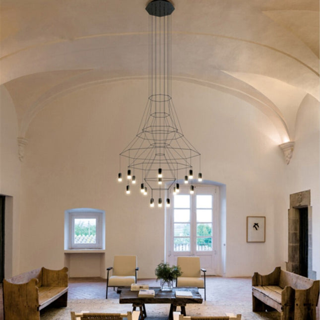 ChandelierDecor - Wireflow LED Chandelier - Illuminate Your Space