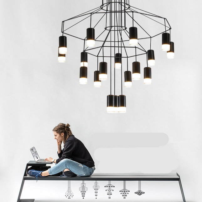 ChandelierDecor - Wireflow LED Chandelier - Illuminate Your Space
