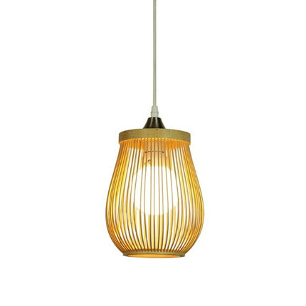 ChandelierDecor - Wooden Bird Cage LED Pendant Light - Bird Pendant Light